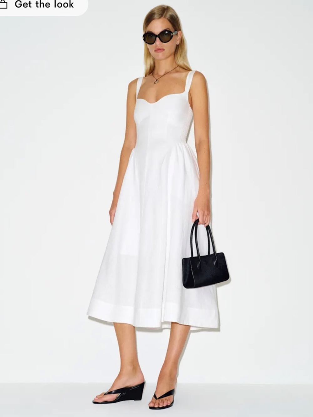Reformation Birdie Linen Dress - Size 2 - Sold Out Online - Picture 4 of 8